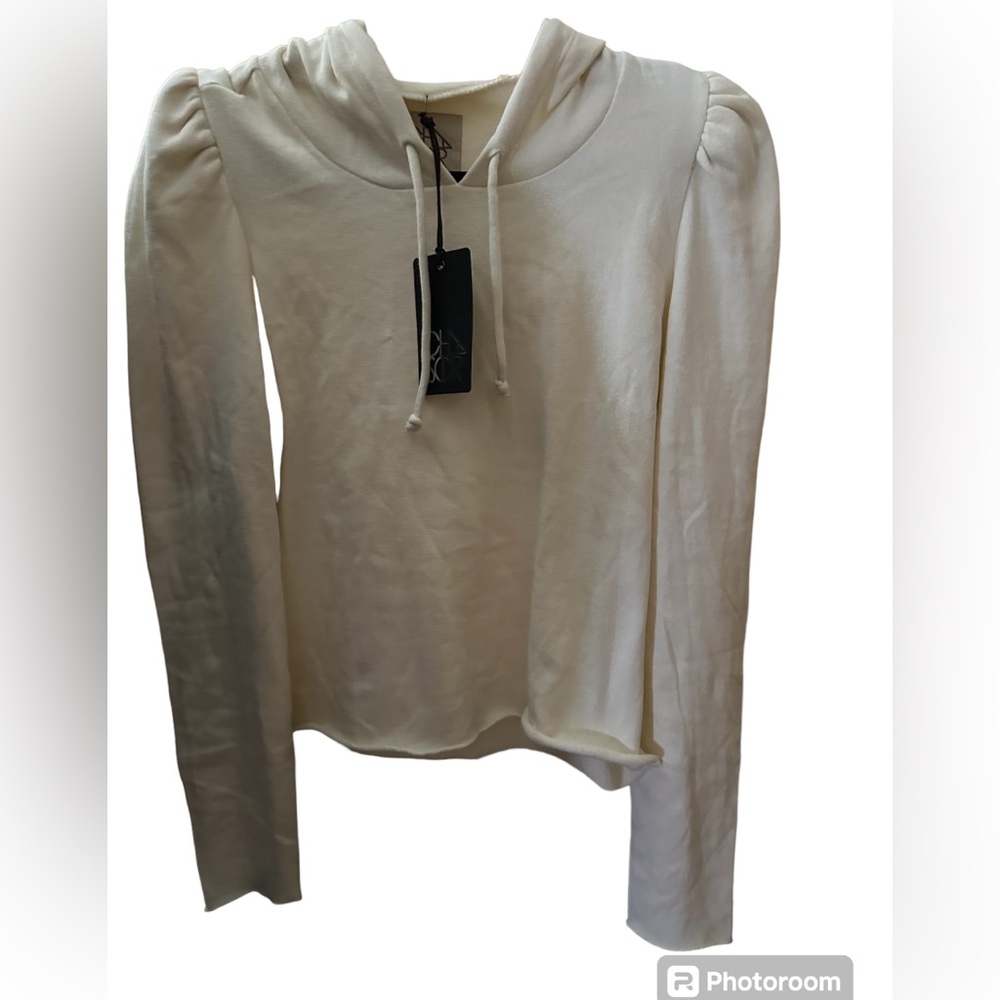 Chaser Puff Sleeve Cropped Hoodie